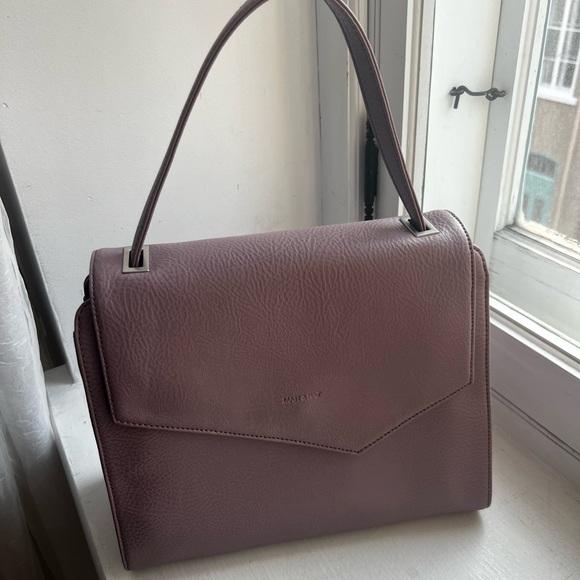Matt & Nat Handbags - Elegant MATT & NAT Mauve Top-Handle Women’s Bag